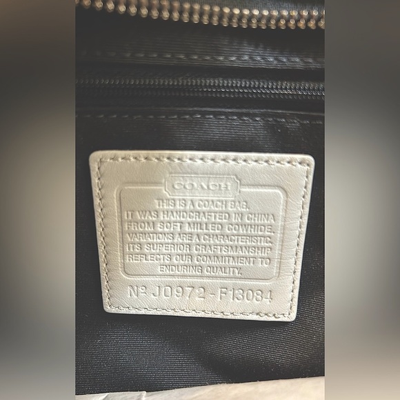 NWOT Coach Purse Black and white - Picture 10 of 16